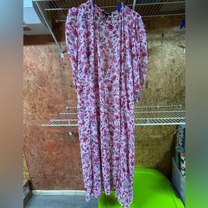 Floral Pink Women's Sweater